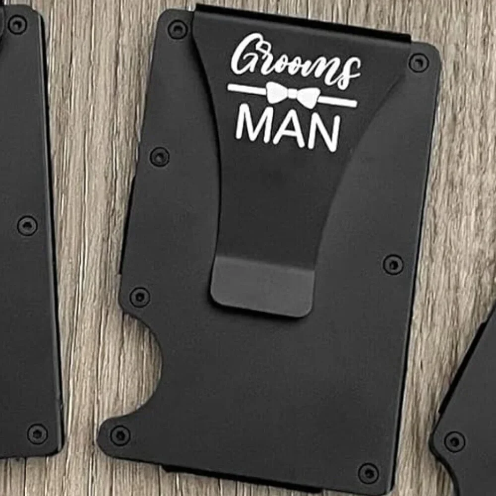 ELEGANTPARK Slim Minimalist Money Clip - Groomsman Gift - BRAND NEW IN BOX.
